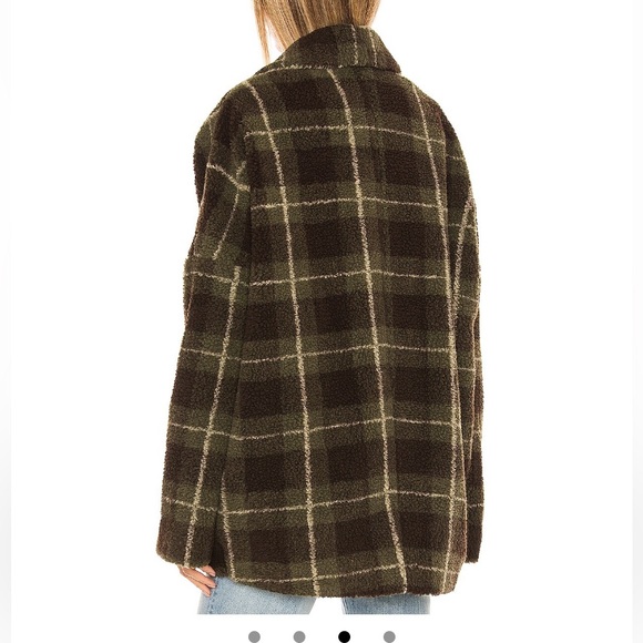 XS Amanda Uprichard Cardi in Olive and Black - Picture 3 of 4